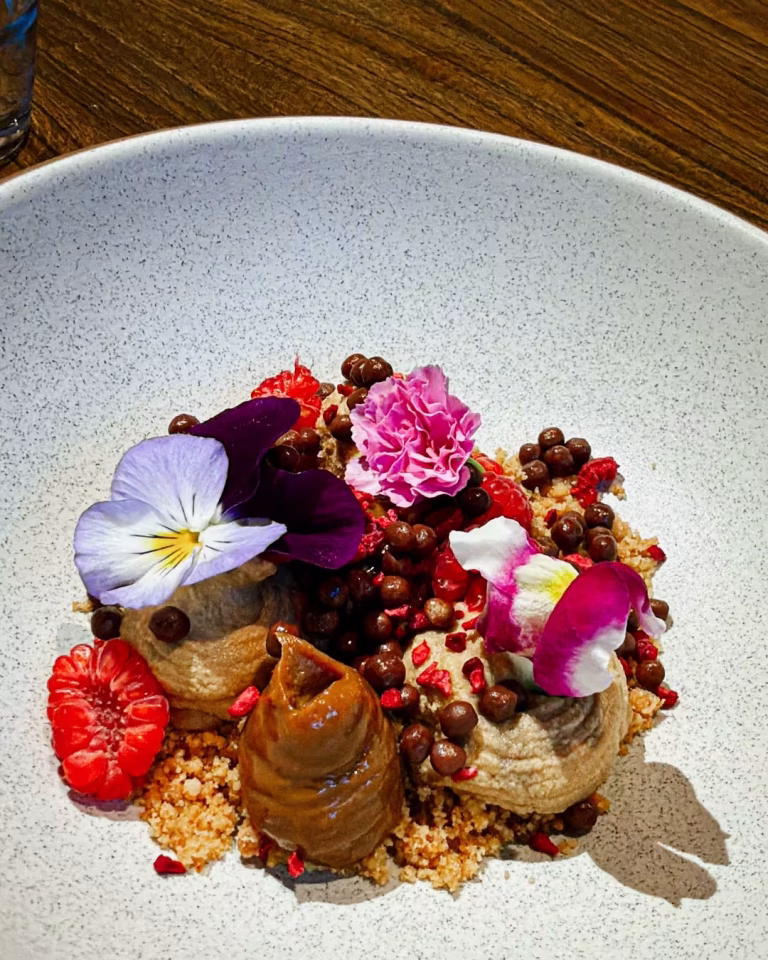 Dessert at Calida, dining South Bank Brisbane
